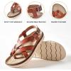 imageWomens Comfort Orthotic Slides Ladies Sandals Platform Fashion Yoga Mat Plantar Slippers Arch Support Essentials Shoes Memory Foam Vacation Soft Cushion Casual FootwearBrandy 224