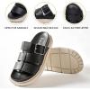 imageWomens Comfort Orthotic Slides Sandals Ladies Platform Fashion Yoga Mat Plantar Slippers Arch Support Essentials Shoes Memory Foam Vacation Soft Cushion Casual FootwearBlack 225