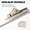 imageWomens Comfort Orthotic Slides Sandals Ladies Platform Fashion Yoga Mat Plantar Slippers Arch Support Essentials Shoes Memory Foam Vacation Soft Cushion Casual FootwearTaupe 225