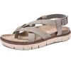 imageWomens Comfort Orthotic Slides Ladies Sandals Platform Fashion Yoga Mat Plantar Slippers Arch Support Essentials Shoes Memory Foam Vacation Soft Cushion Casual FootwearTaupe 224