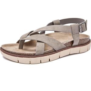 imageWomens Comfort Orthotic Slides Ladies Sandals Platform Fashion Yoga Mat Plantar Slippers Arch Support Essentials Shoes Memory Foam Vacation Soft Cushion Casual FootwearTaupe 224