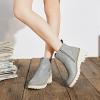 imageWomens Ankle Boots Comfortable Chunky Heel Chelsea Style Boot with Side Zipper Casual ampamp StylishGrey Pu 007