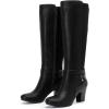 imageWomens Knee High Boots  Casual Chunky Block Heeled Comfortable Round Toe Fall Winter Tall Boots Fashion Dressy Boot for WomenBlack Pu 312