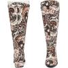 imageWomens Extra Wide Calf Knee High Boots True Wide Width Chunky Heeled Boot Comfortable Plus Size Tall Long Gogo Boots for WomenPaisley Mf 370