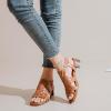 imageWomens Chunky Heeled Sandals  Block Low Heels Summer Ankle Strappy Square Open Toe Dressy Wedding Sandals for WomenTan 091