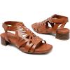 imageWomens Chunky Heeled Sandals  Block Low Heels Summer Ankle Strappy Square Open Toe Dressy Wedding Sandals for WomenTan 091