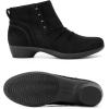 imageWomens Ankle Boots Slouchy Fashion Closed Toe Flat Booties Classic Comfort Fall Winter Dressy Short Boots for WomenBlack Mf 981