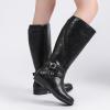 imageWomens Knee High Boots Wide Calf Comfort Casual Flat Riding Combat Long Boots Low Heeled Winter Fall Fashion Dressy Tall Boots for WomenBkpu123
