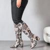 image:imageRuiee Womens Extra Wide Calf Knee High Boots True Wide Width Chunky Heeled Boot Comfortable Plus Size Tall Long Gogo Boots for WomenPaisley Mf 370