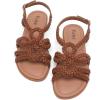 image:imageRuiee Wide Width Sandals for Women Summer Casual Braided Wide Feet Flat Slides Sandal Comfort Slip on Sandals Open Toe Beach Shoes for WomenTan Pu 8010