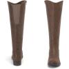 image:imageRuiee Knee High Boots for Women Comfort Stylish Casual Round Toe Tall Riding Combat Boot Classic Fashion Fall Winter KneeHigh Flat BootsBrown Bmf 909