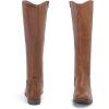 image:imageRuiee Knee High Boots for Women Comfort Stylish Casual Round Toe Tall Riding Combat Boot Classic Fashion Fall Winter KneeHigh Flat BootsTaupe Zpu 909