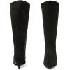image:imageWomens Extra Wide Calf Knee High Boots True Wide Width Long Slouchy Boots for Ladies Low Flat Heel Casual Combat Tall Boots for WomenBlack Mf 371