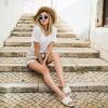 image:imageFlat Slides Sandals for Women Pearl Decor Slide Sandal Sparkly Bling Dressy Comfortable Casual Bride Wedding Summer Slip on Womens SandalsWhite 223