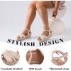 image:imageWide Width Wedge Sandals for Women Ankle Strap Cute Bowknot Open Toe Summer Shoes Platform Espadrille Wedge Dressy Women SandalsNude 8011