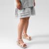 image:imageWide Width Wedge Sandals for Women Ankle Strap Cute Bowknot Open Toe Summer Shoes Platform Espadrille Wedge Dressy Women SandalsNude 9001
