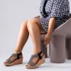 image:imageWide Width Wedge Sandals for Women Comfortable Ankle Strap Open Toe Summer Shoes Platform Wedge Dressy Women SandalsBlack 8012