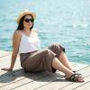 image:imageRuiee Wide Width Sandals for Women Summer Wide Feet Flip Flops Flat Slides Casual Braided Comfort Slip on Breathable Thong Cute SandalBlack Pu 780