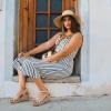image:imageRuiee Wide Width Wedges Sandals for Women Summer Platform Espadrille Wedge Heels Comfort Wide Feet Sandal Casual Dressy Ankle Strap Womens ShoesNude 509