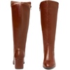 image:imageRuiee Extra Wide Calf Heeled Knee High Boots for Women  Extra Wide Calf True Wide Width Gogo Boots Chunky Heeled Plus Size Classic VersatileBrown Pu 370