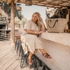 image:imageRuiee Wide Width Sandals for Women Summer Flat Slides Casual Braided Wide Feet Sandal Comfort Slip on Sandals Open Toe Beach Shoes for WomenTan Pu 8010