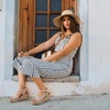 image:imageRuiee Womens Wide Width Wedge Sandals  Wide Width Summer Platform Espadrille Wedge Heels Ankle Strap Open ToeNude 509