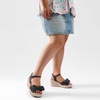 image:imageRuiee Womens Wide Width Wedge Sandals  Wide Width Summer Platform Espadrille Wedge Heels Bowknot Ankle Strap Dressy Wedding PromBlack 9001